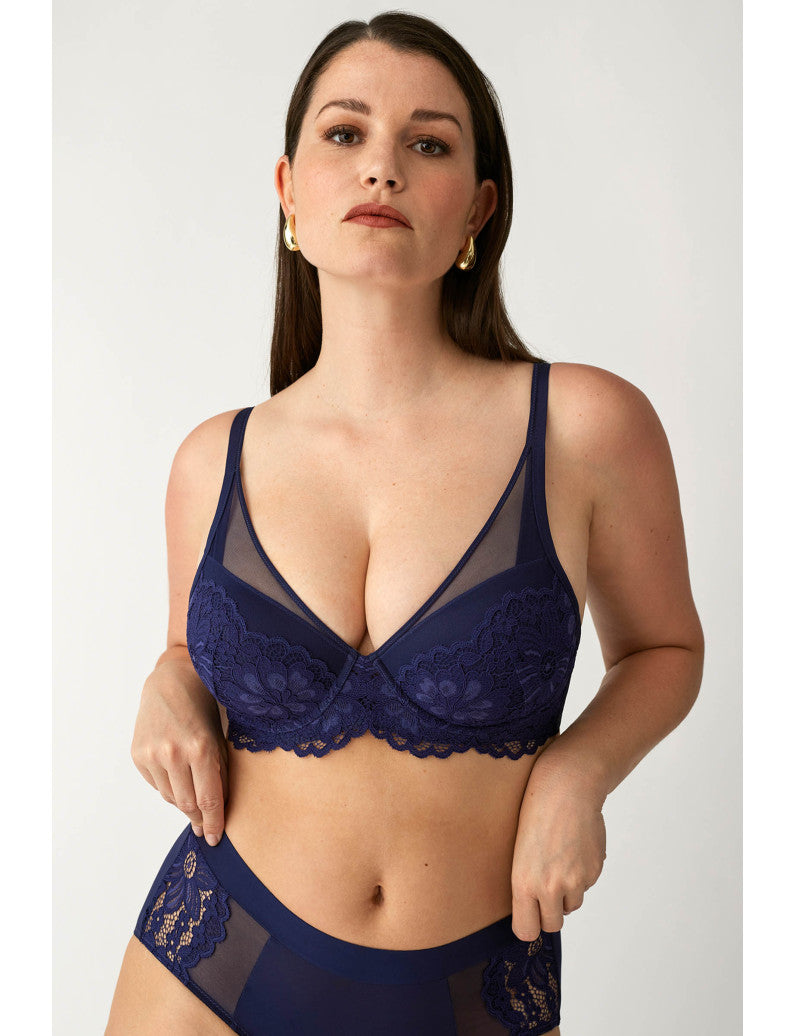 Reggiseno Soft Marino con J-hook L6321 ULTIME TAGLIE PRONTA CONSEGNA
