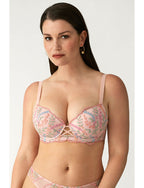 Reggiseno Preformato Effetto Push-Up Rosa Ricamato L6261 ULTIME TAGLIE PRONTA CONSEGNA