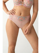 Slip Vita Alta Rosa Ricamato L6272 ULTIME TAGLIE PRONTA CONSEGNA