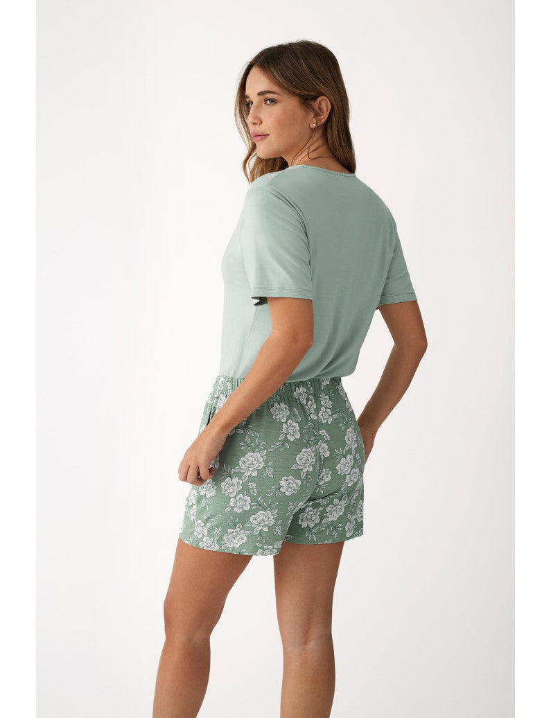 Pigiama Corto Estivo Menta N19012 ULTIME TAGLIE PRONTA CONSEGNA