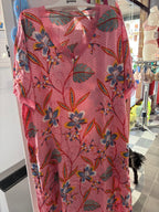 Camicia da Notte 100% Viscosa Mezza Manica N19121 ULTIME TAGLIE PRONTA CONSEGNA