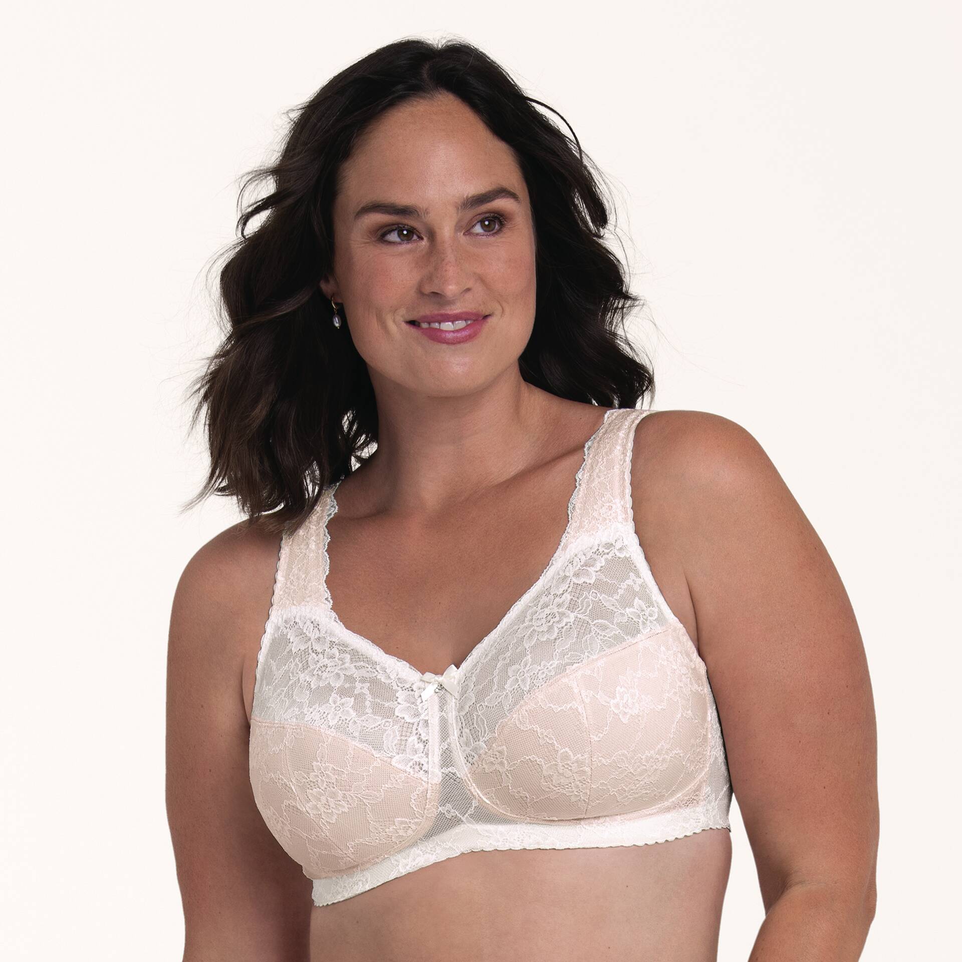 Bobette Reggiseno Senza Ferretto Coppe In Pizzo Anita Cristallo