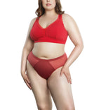 Dalis Bralette senza ferretto in cotone Racing Red PRONTA CONSEGNA