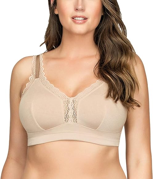 Dalis Bralette senza ferretto in cotone Nudo PRONTA CONSEGNA