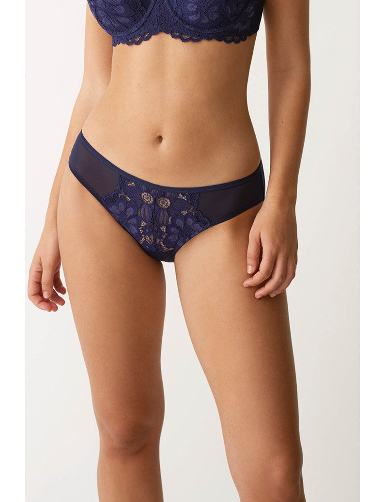 Bikini Marino Pizzo e Microfibra L6302 ULTIME TAGLIE PRONTA CONSEGNA