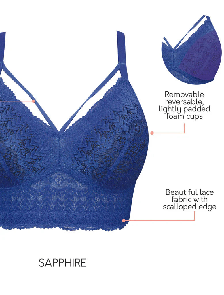 MIA LACE 5951 Senza Ferretto Sapphire Edizione Limitata PRONTA CONSEGNA