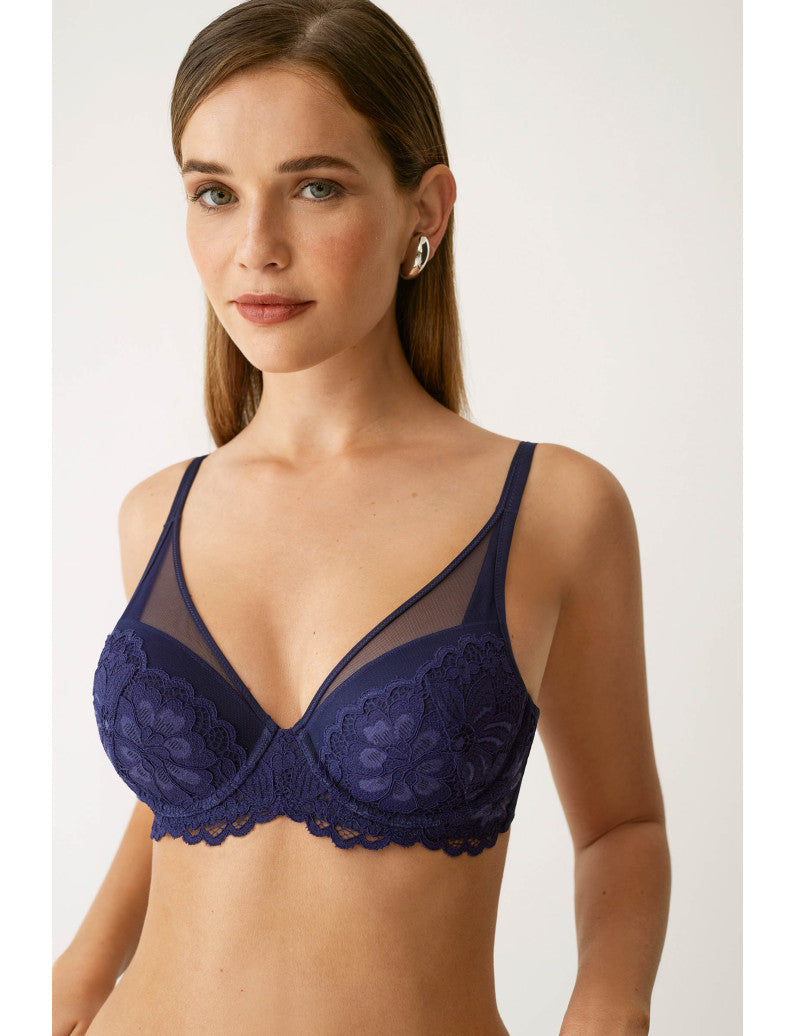 Reggiseno Soft Marino con J-hook L6321 ULTIME TAGLIE PRONTA CONSEGNA