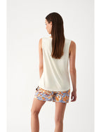 Pigiama Estivo Due Pezzi Canottiera e Pantaloncino Viscosa N19222 ULTIME TAGLIE PRONTA CONSEGNA