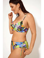 Costume Due Pezzi Reggiseno Con Ferretto Regolabile e Slip a Vita Alta COMPLETO S10250 ULTIME TAGLIE PRONTA CONSEGNA