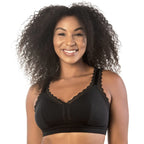 Dalis Bralette senza ferretto in cotone nero PRONTA CONSEGNA