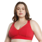 Dalis Bralette senza ferretto in cotone Racing Red PRONTA CONSEGNA