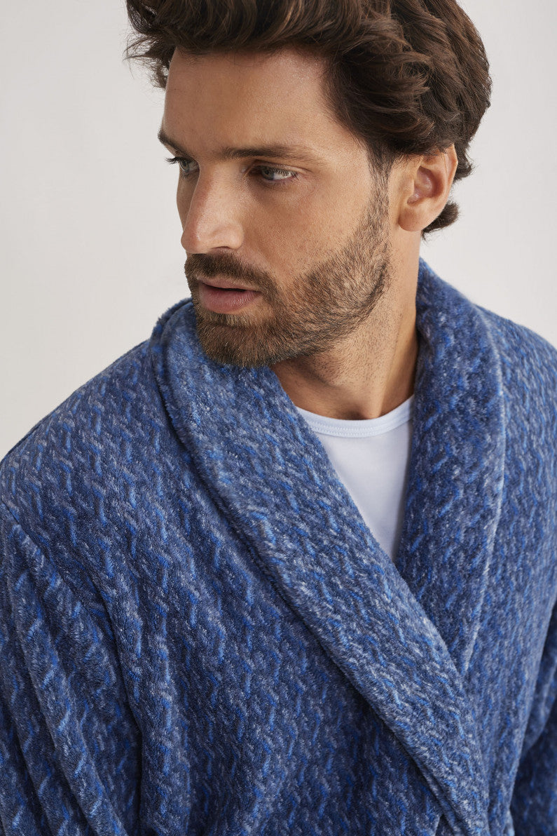 Vestaglia unisex lunga con cordone H33724 ULTIMI PEZZI PRONTA CONSEGNA