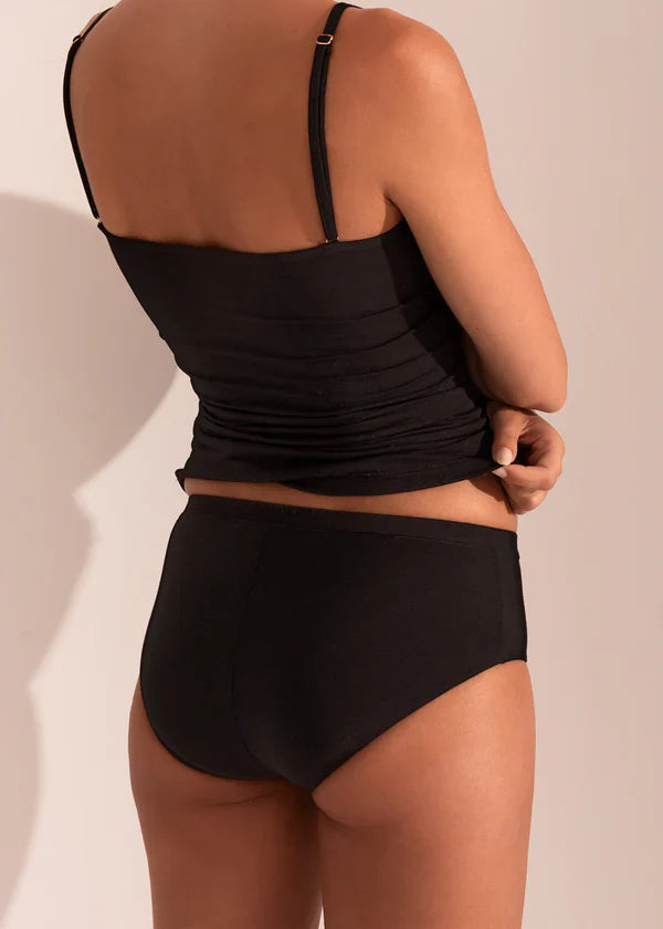 Slip Bamboo vita alta  Nero 220026X PRONTA CONSEGNA