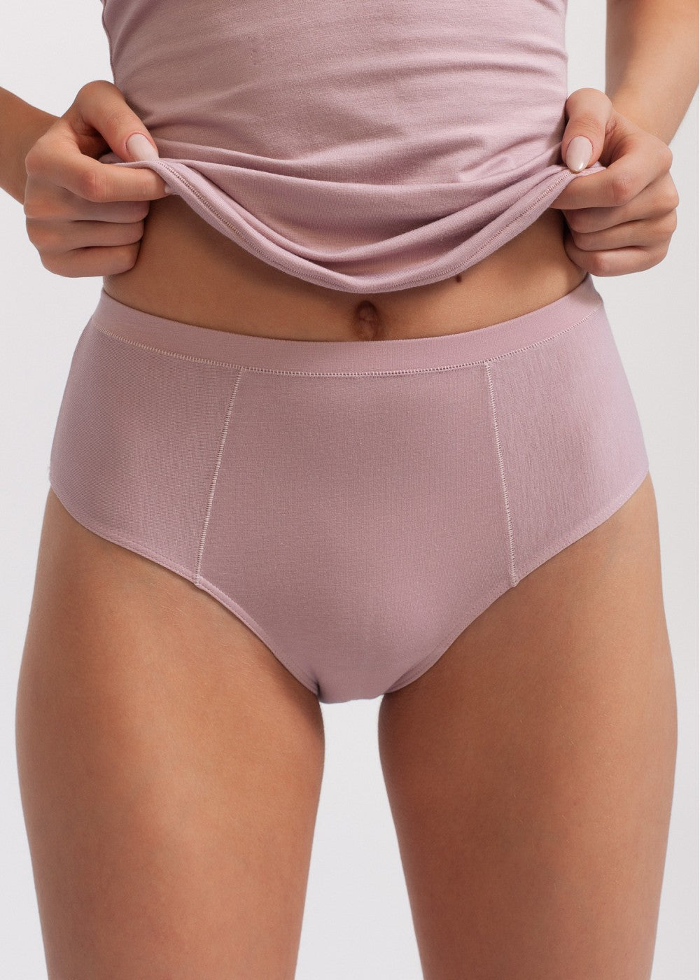 Slip vita alta Bamboo Rosa 220026X PRONTA CONSEGNA