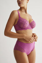 Completo Reggiseno Soft e Slip Pizzo a vita Alta Z11200 ULTIMI PEZZI PRONTA CONSEGNA