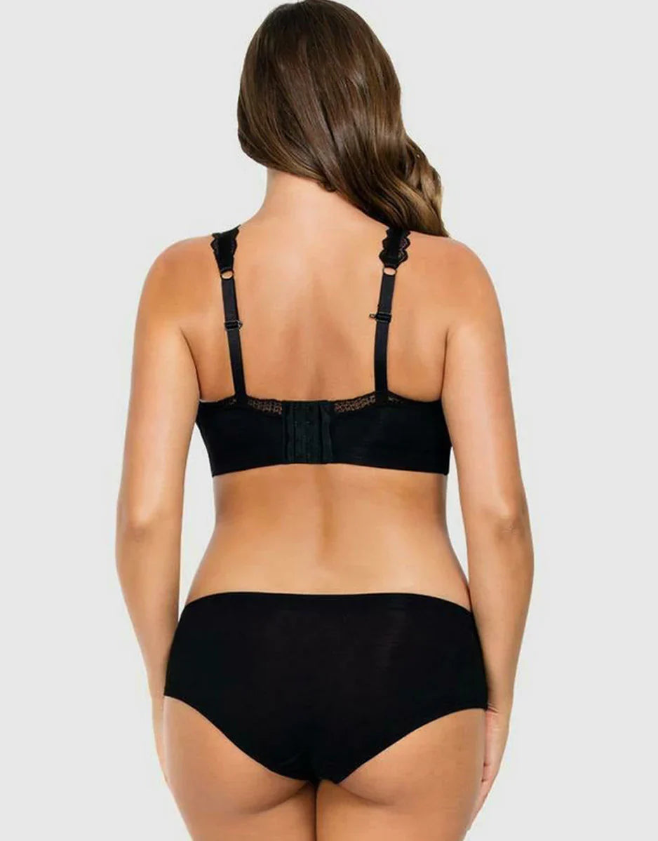 Dalis Bralette senza ferretto in cotone nero PRONTA CONSEGNA
