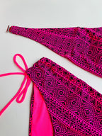 Costume due pezzi rosa COMPLETO ULTIME TAGLIE PRONTA CONSEGNA