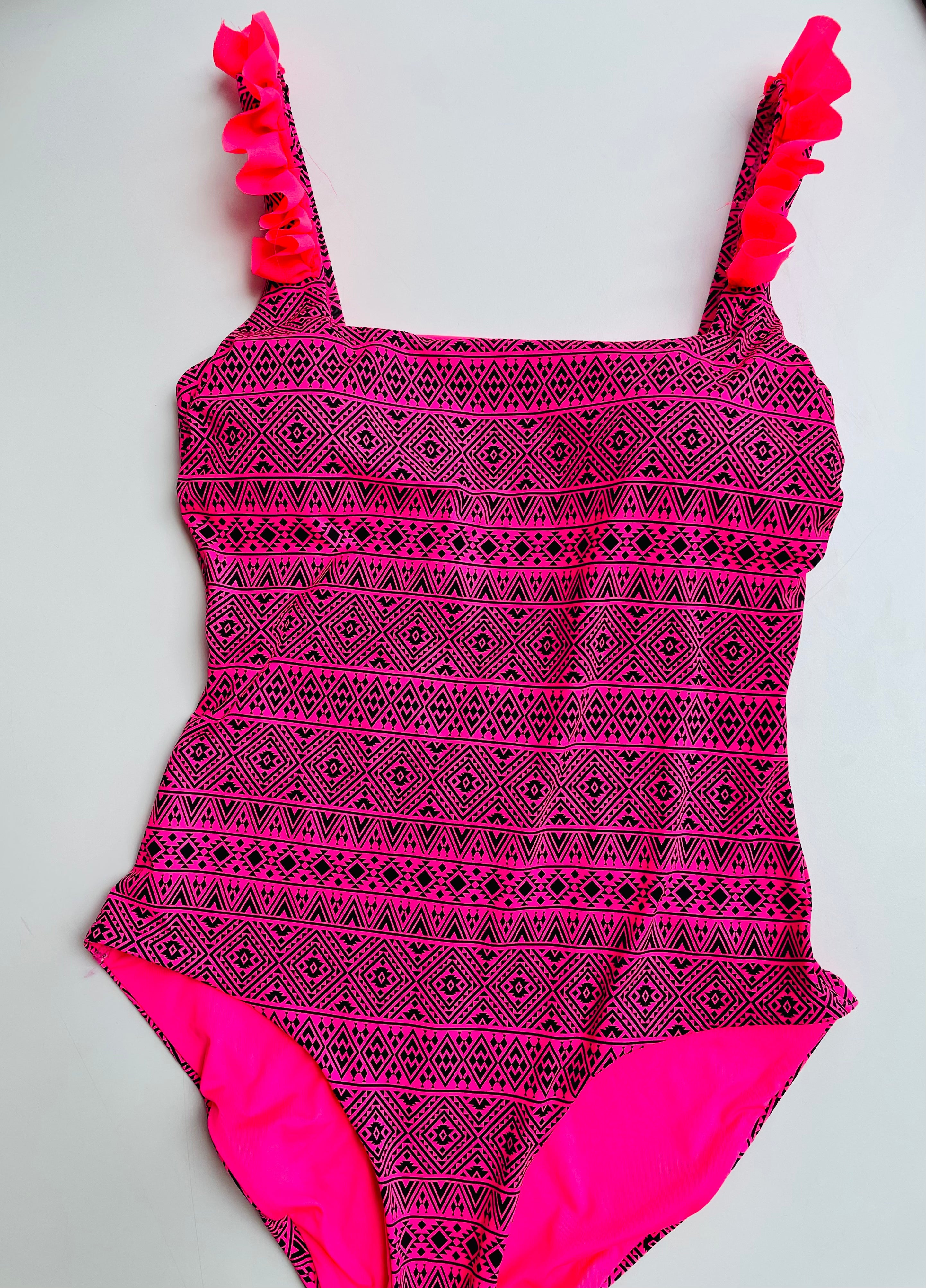 Intero rosa rouches VI22-022 ULTIME TAGLIE PRONTA CONSEGNA