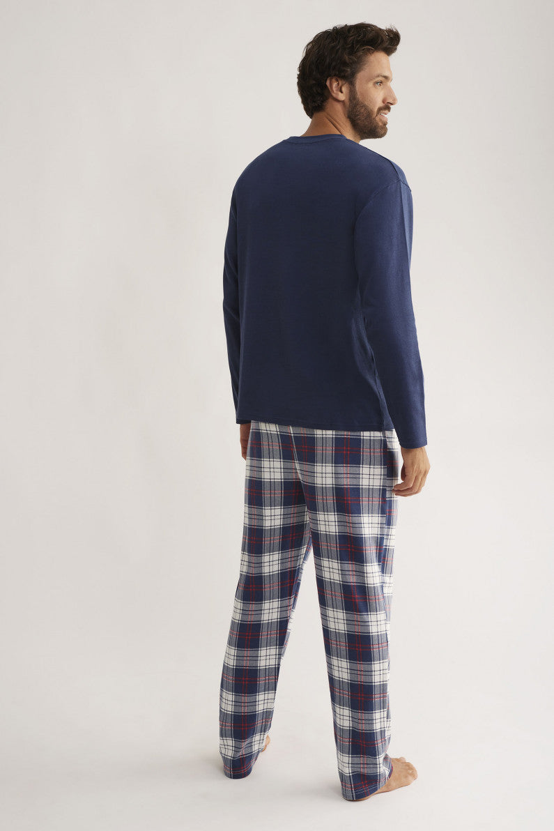 Pigiama 3 pezzi uomo : maglia- pantalone- vestaglia zip H33513 ULTIMI PEZZI PRONTA CONSEGNA