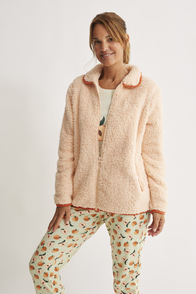 Pigiama 3 pezzi: maglia manica lunga-pantalone- vestaglia N16933 ULTIMI PEZZI PRONTA CONSEGNA