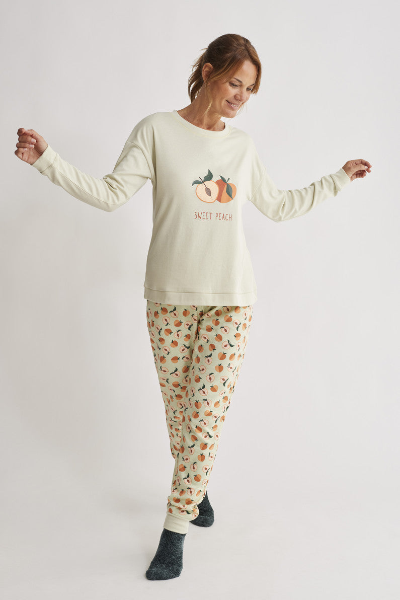 Pigiama 3 pezzi: maglia manica lunga-pantalone- vestaglia N16933 ULTIMI PEZZI PRONTA CONSEGNA