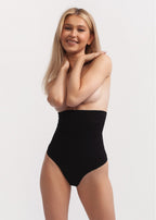 Guaina a vita alta Tanga Shapewear Bamboo Nero ULTIME TAGLIE PRONTA CONSEGNA